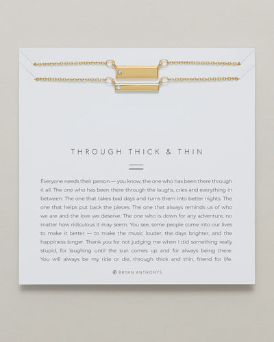 Through Thick & Thin Necklace Set