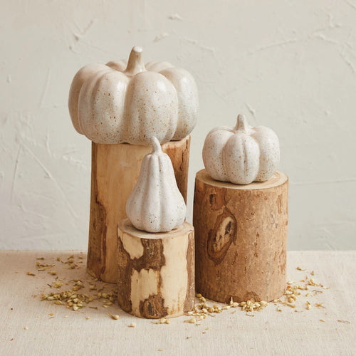 White Stone Pumpkins