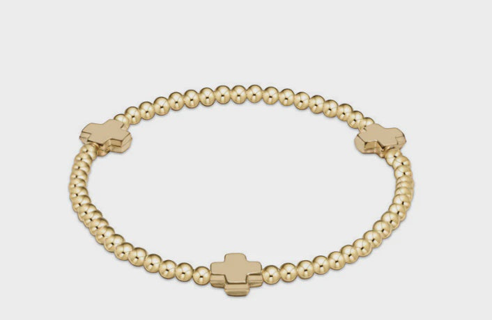 eGirl Signature Cross Bracelet - Gold