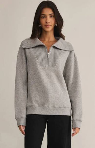 Sonata fleece sweater heather grey